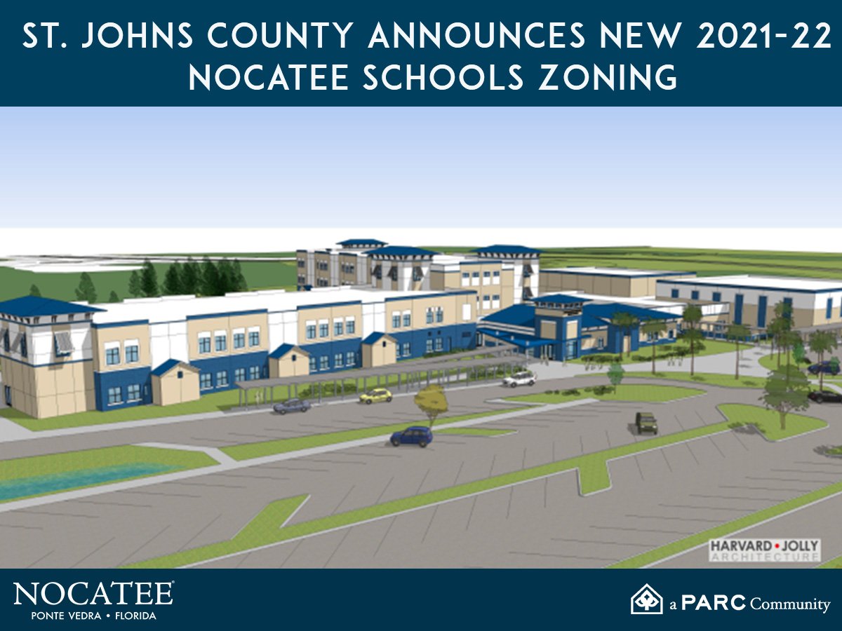 St. Johns County Announces New 202122 Nocatee Schools Zoning